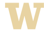 UW logo - gold