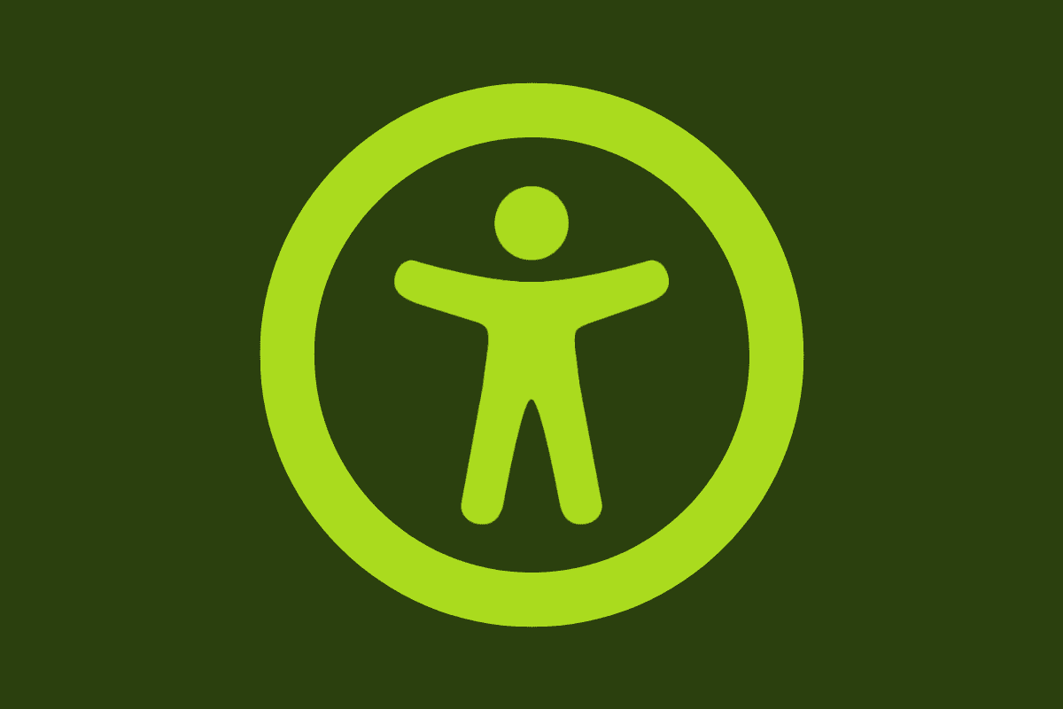 green accessibility logo